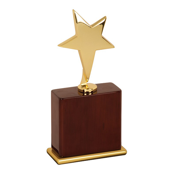 Galvano Madera Roja Estrella Premium SKU 10