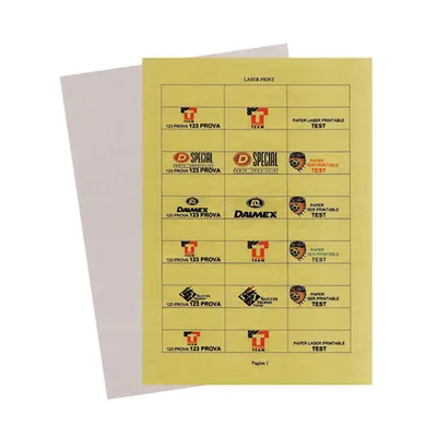 Papel Laserable color Oro