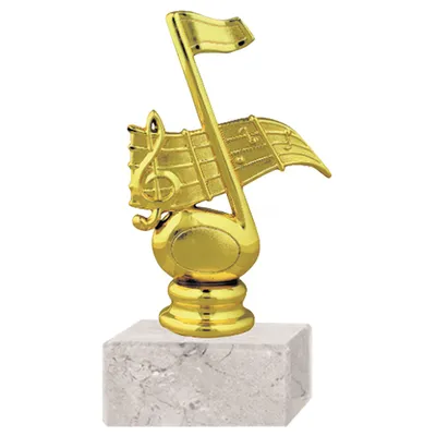 Trofeo plástico Nota Musical RP-8248