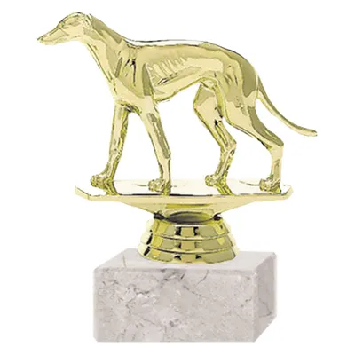Trofeo plástico Perro Galgo RP-0377