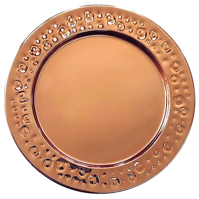 Set De 2 Posavasos Encobrizados Martillado M112