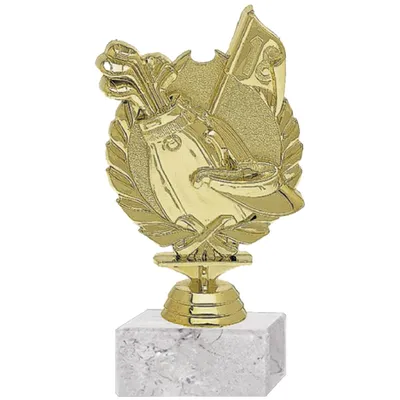 Trofeo Plástico Golf Diseño