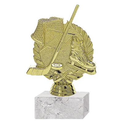 Trofeo Plástico Hockey Hielo Diseño