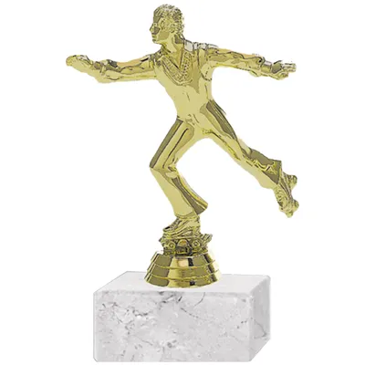 Trofeo Plástico Patín Rueda Artístico Masculino
