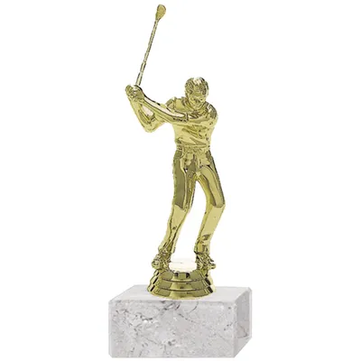 Trofeo Plástico Golf Masculino Grande