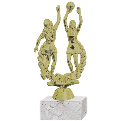 Trofeo Plástico Básquetbol Femenino 2 Jugadoras