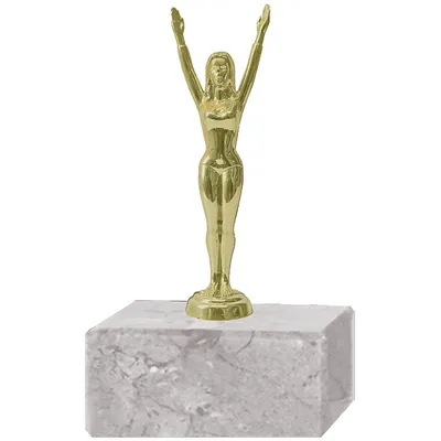 Trofeo Plástico Gimnasia Mujer