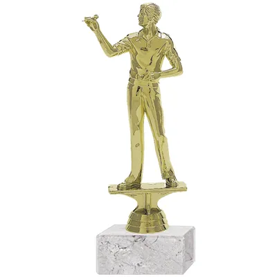 Trofeo Plástico Juego Dardos Masculino Grande