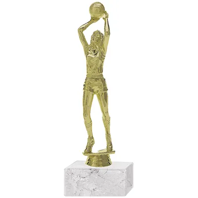 Trofeo Plástico Básquetbol Femenino Grande