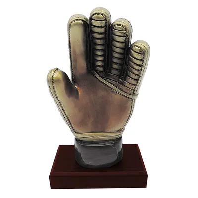 Trofeo Resina Guante 26