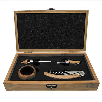 Set de Vino Bamboo W1