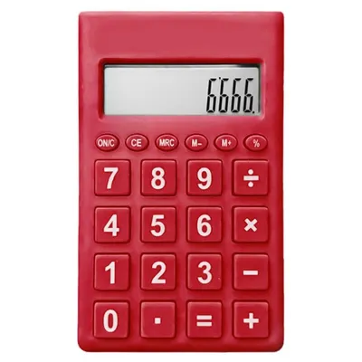 Calculadora Fashion Rojo T74