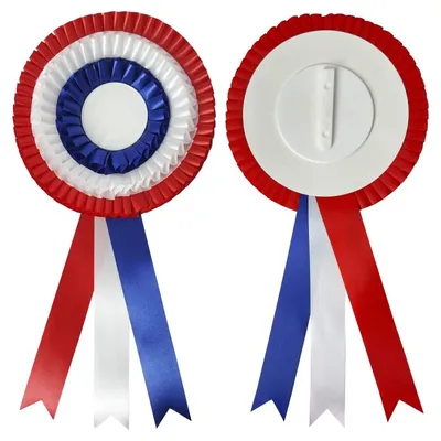 Escarapela Tricolor Chilena 165mm ESCA01