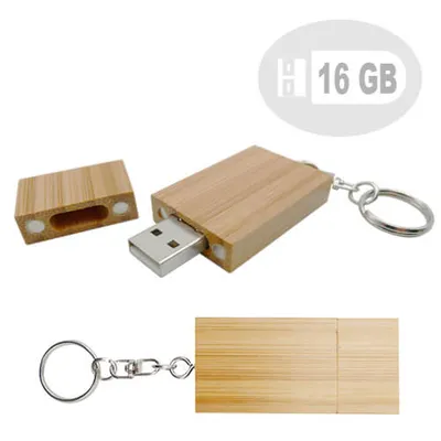 Pendrive Bamboo Llavero PD26